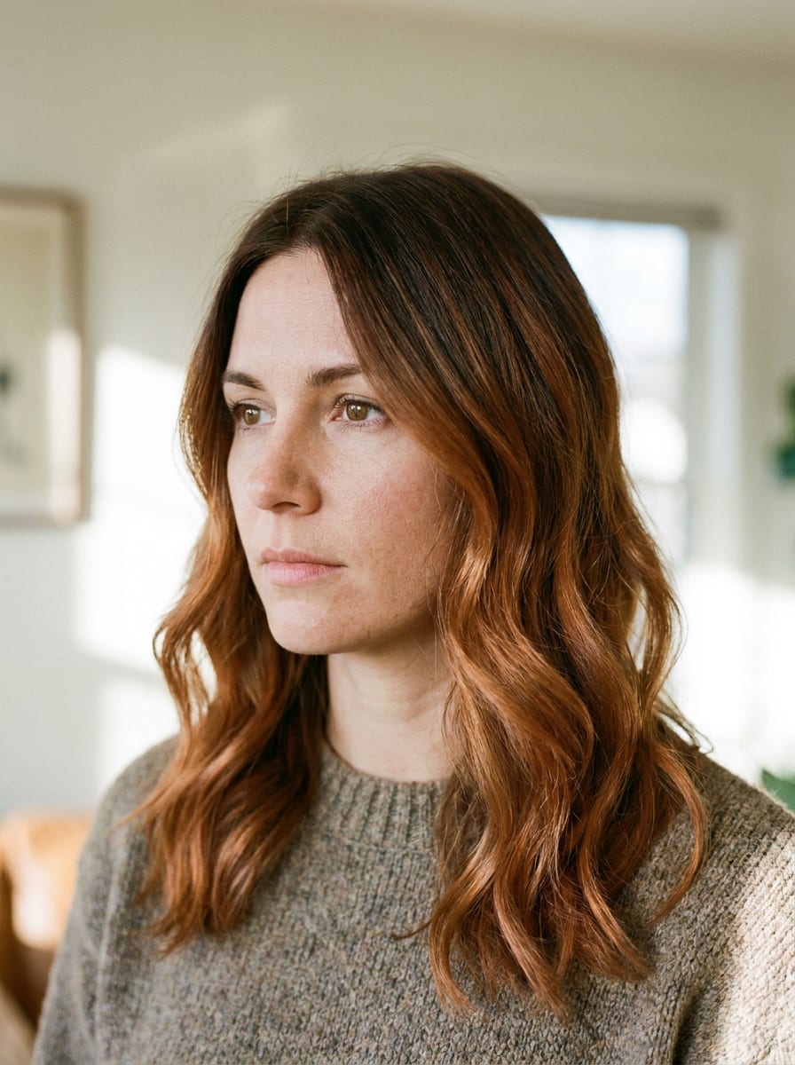 Copper Balayage - Kupfer Haarfarbe
